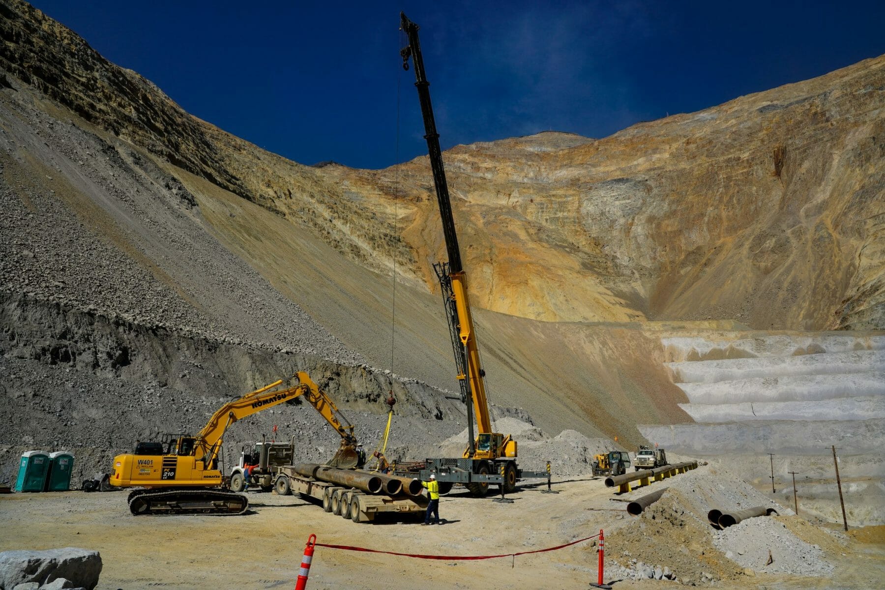 Industrial process piping installation | Pipe Laying | Utah mining construction | Judson Construction Company