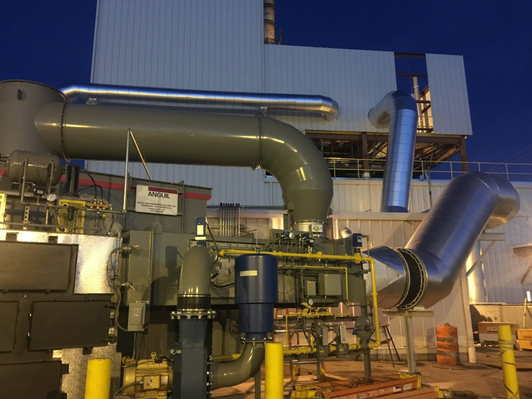 Pipes with Valves and Ventilation | Industrial Equipment Installation Services | Judson Construction Company