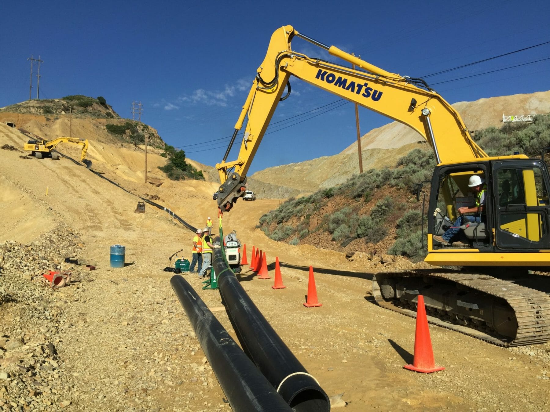 Underground piping installation in Utah mining operation | Judson Construction Company