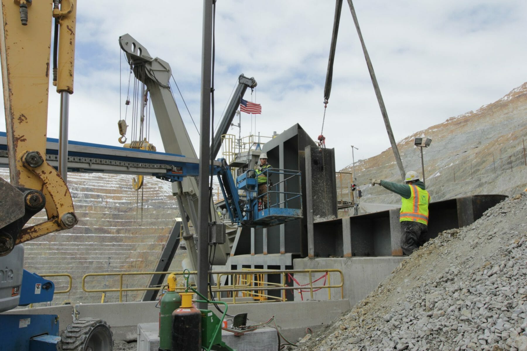 Kennecott Copper Crusher Installation