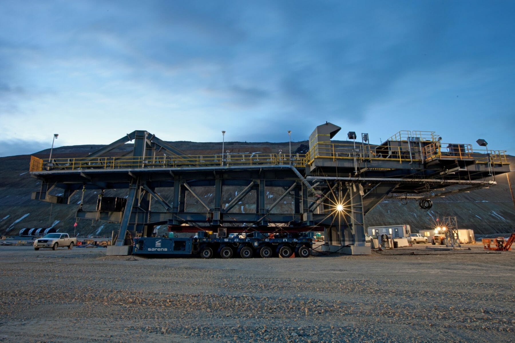 Kennecott Copper Mine Head Transport