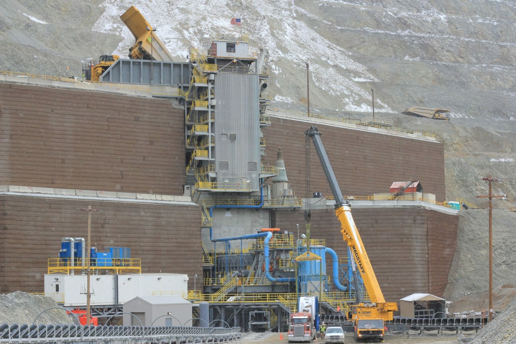 Kennecott Bingham Canyon Mine Crusher | Utah Mining Construction Contractors | Judson Construction Company