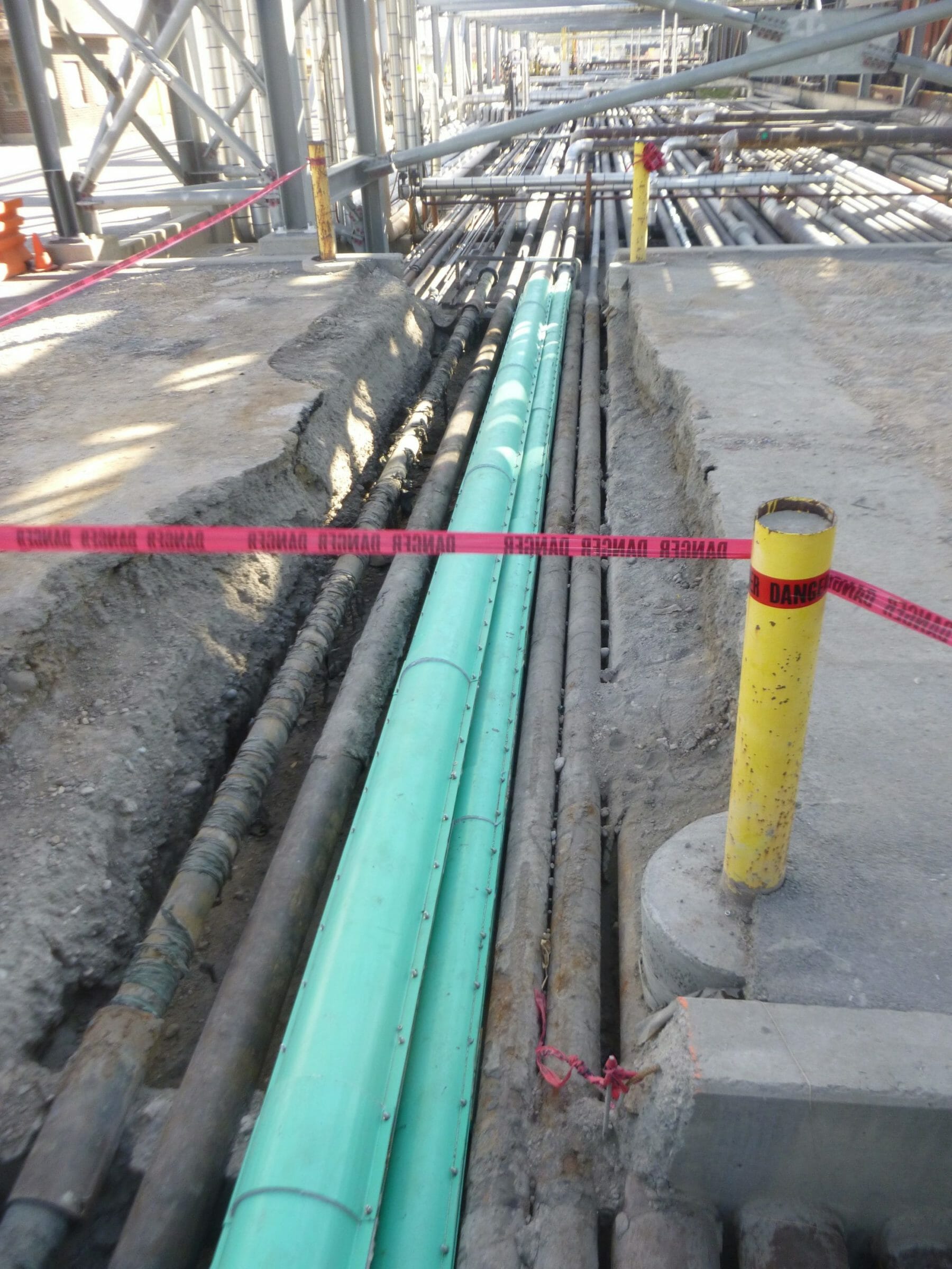 Underground Piping Being Laid | Oil & Gas Refinery Construction Projects | Judson Construction Company