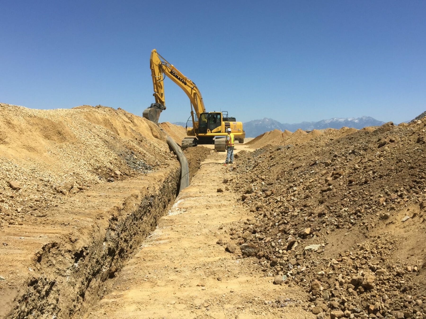 Utah Heavy Civil Contractors Install Underground Piping in Kennecott Mine | Judson Construction Company