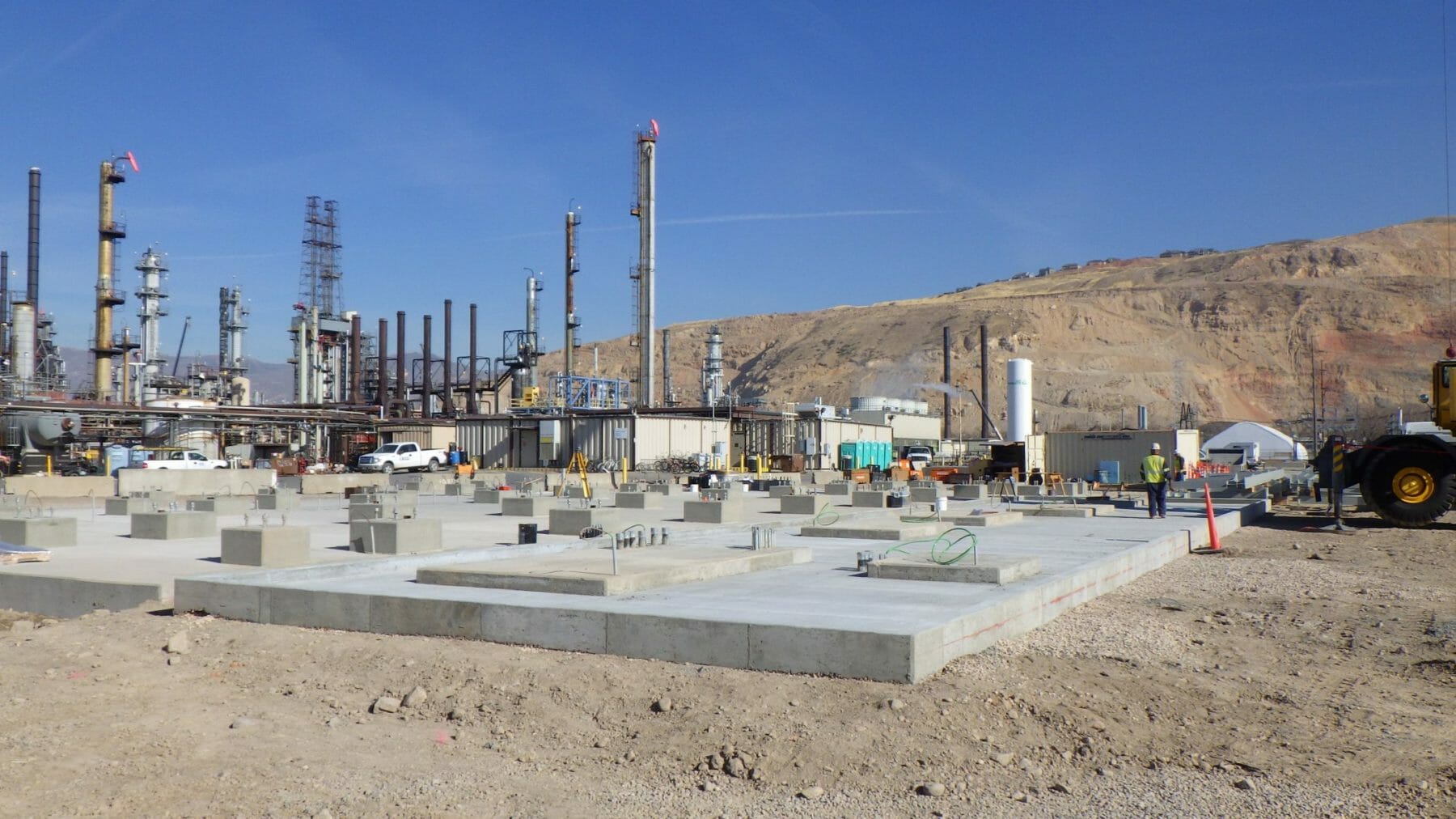 Cement Foundation Industrial Construction | Oil & Gas Refinery Construction Projects | Judson Construction Company