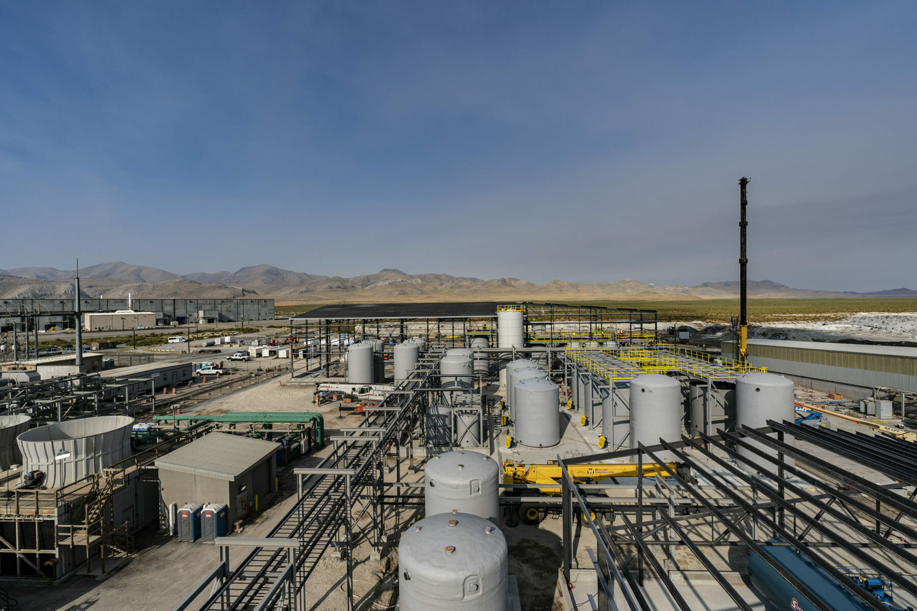 US Magnesium Lithium Plant | industrial process piping projects in Utah | Judson Construction Company