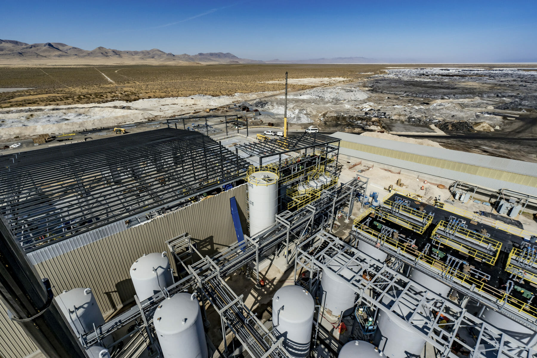 US Magnesium Lithium Plant | industrial process piping projects in Utah | Judson Construction Company