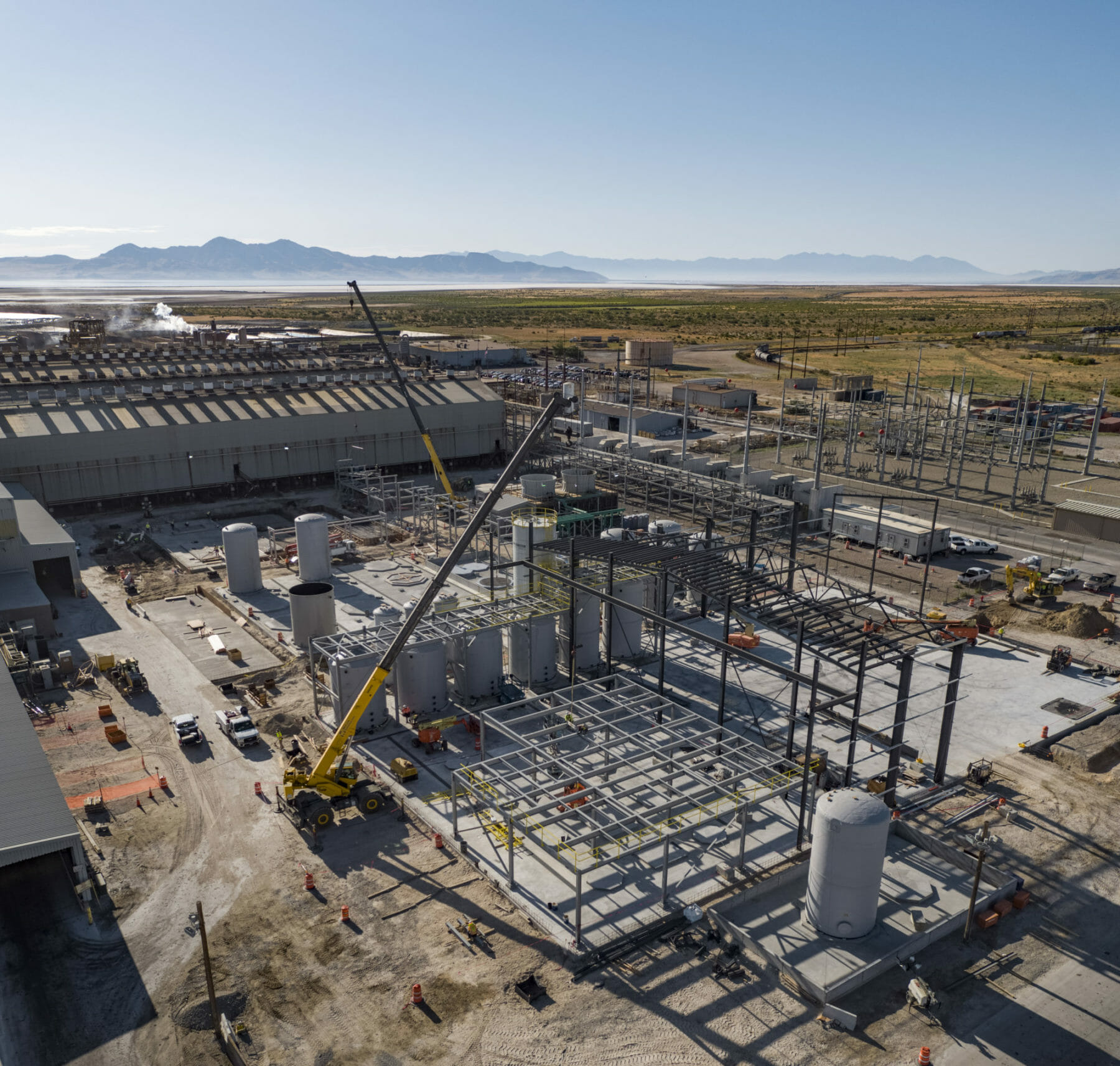 Lithium mine processing plant | Utah industrial construction company | Judson Construction Company