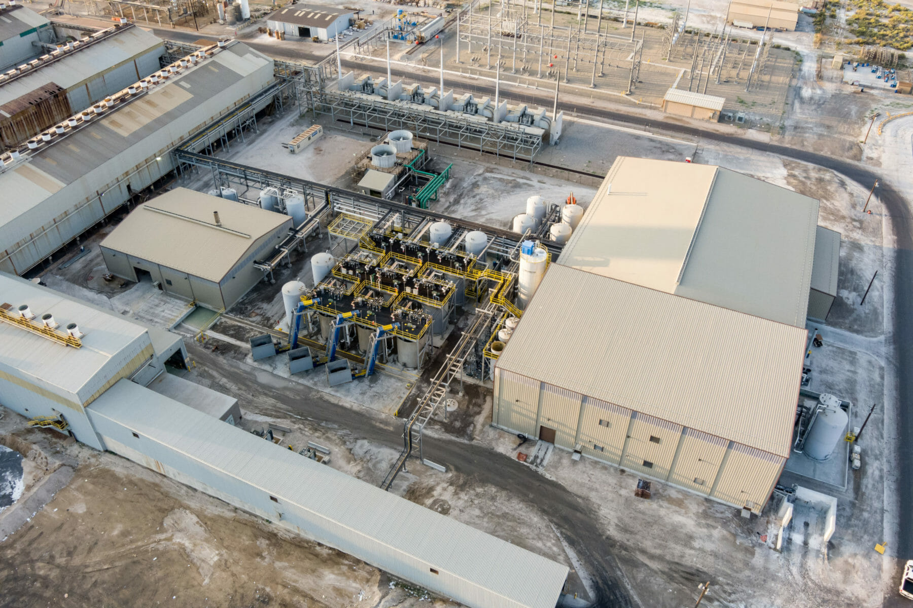 US Magnesium Lithium Plant - Heavy Civil & concrete construction project