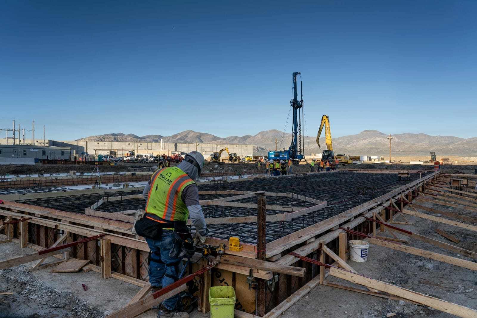 Footing Preparation for Industrial Building