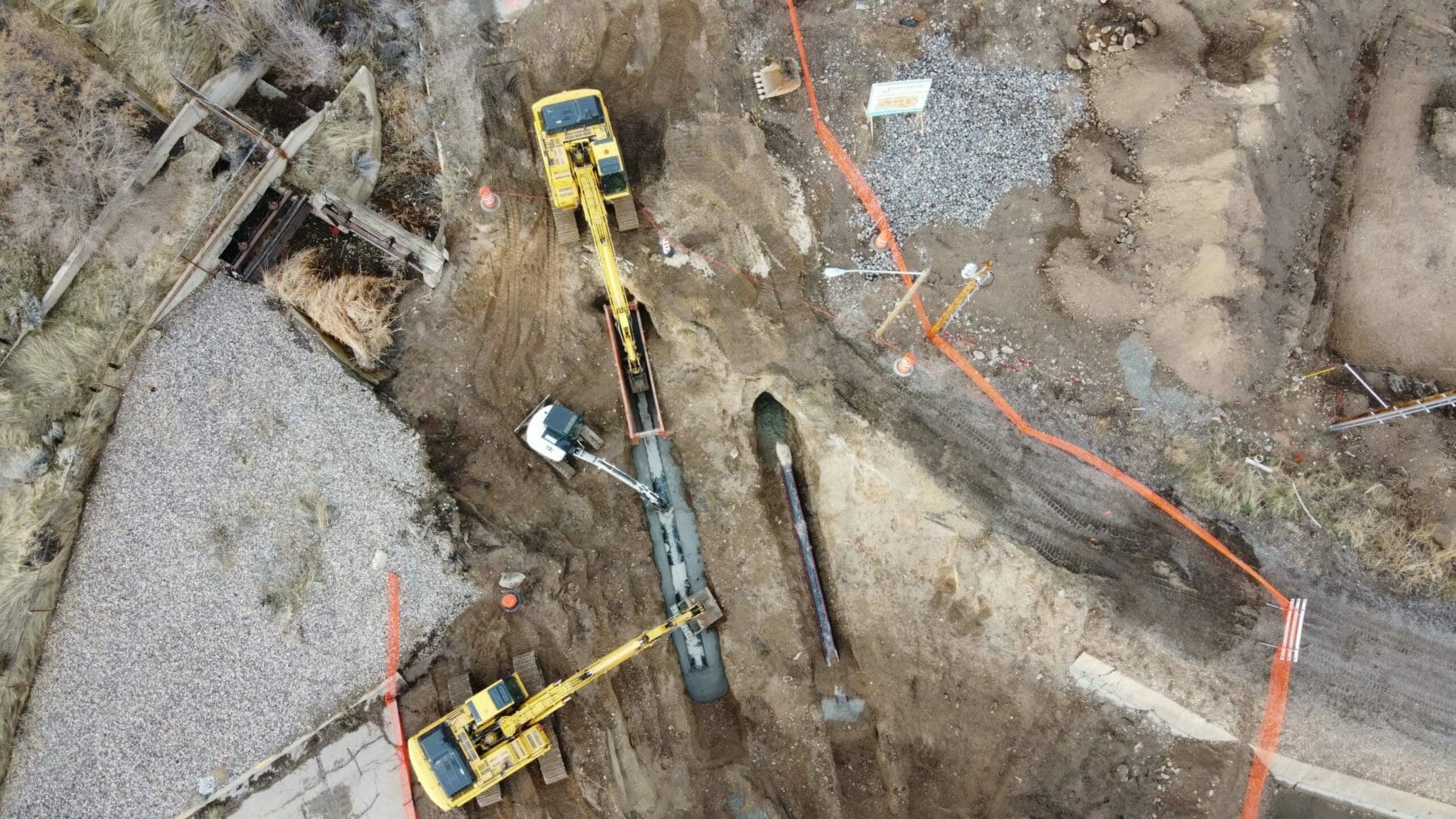 underground pipe construction