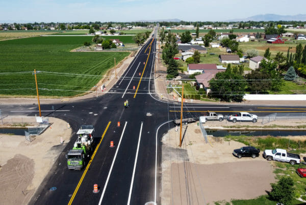 Road work construction