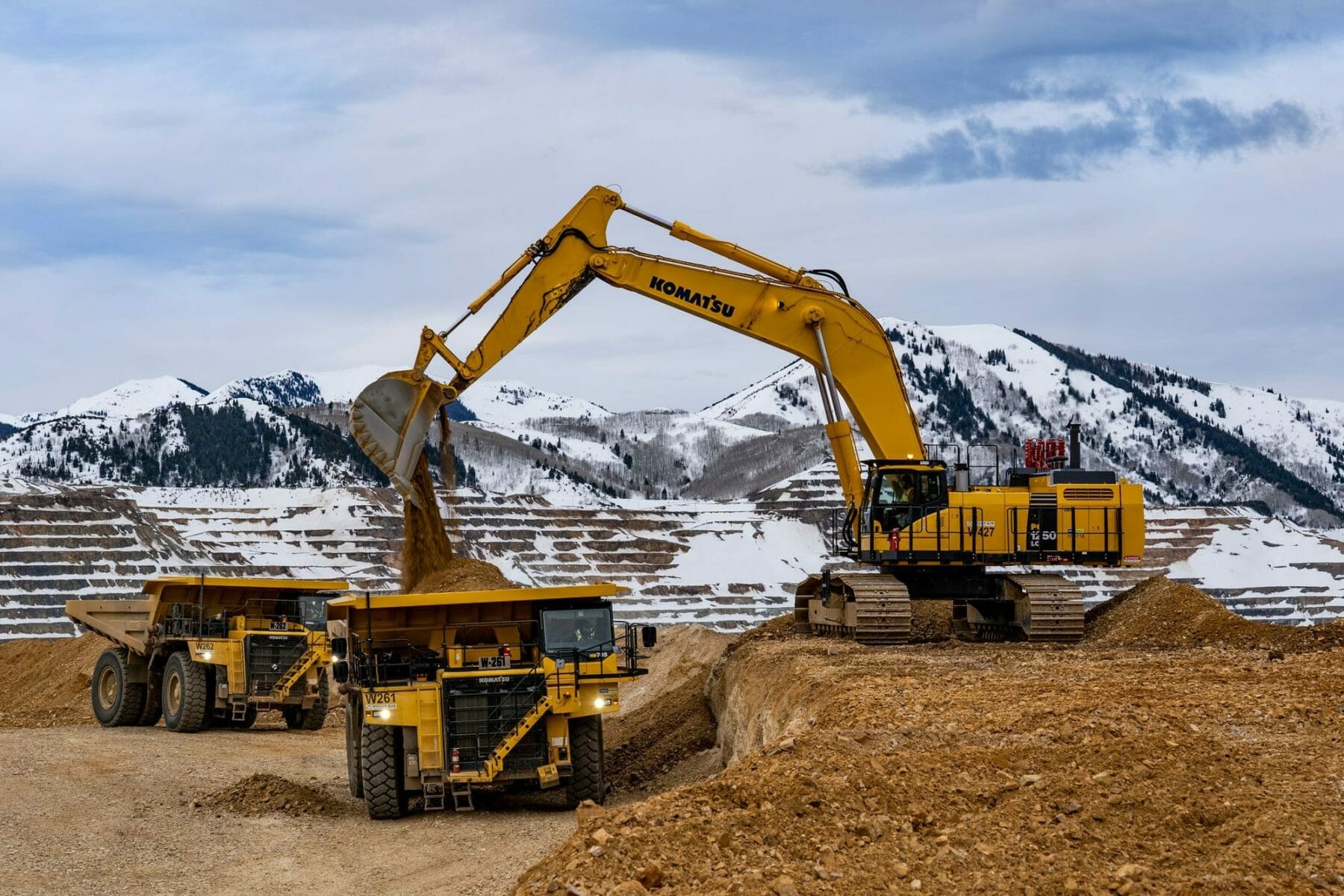 Waste Rock Reclamation with Komatsu and Judson Construction Company