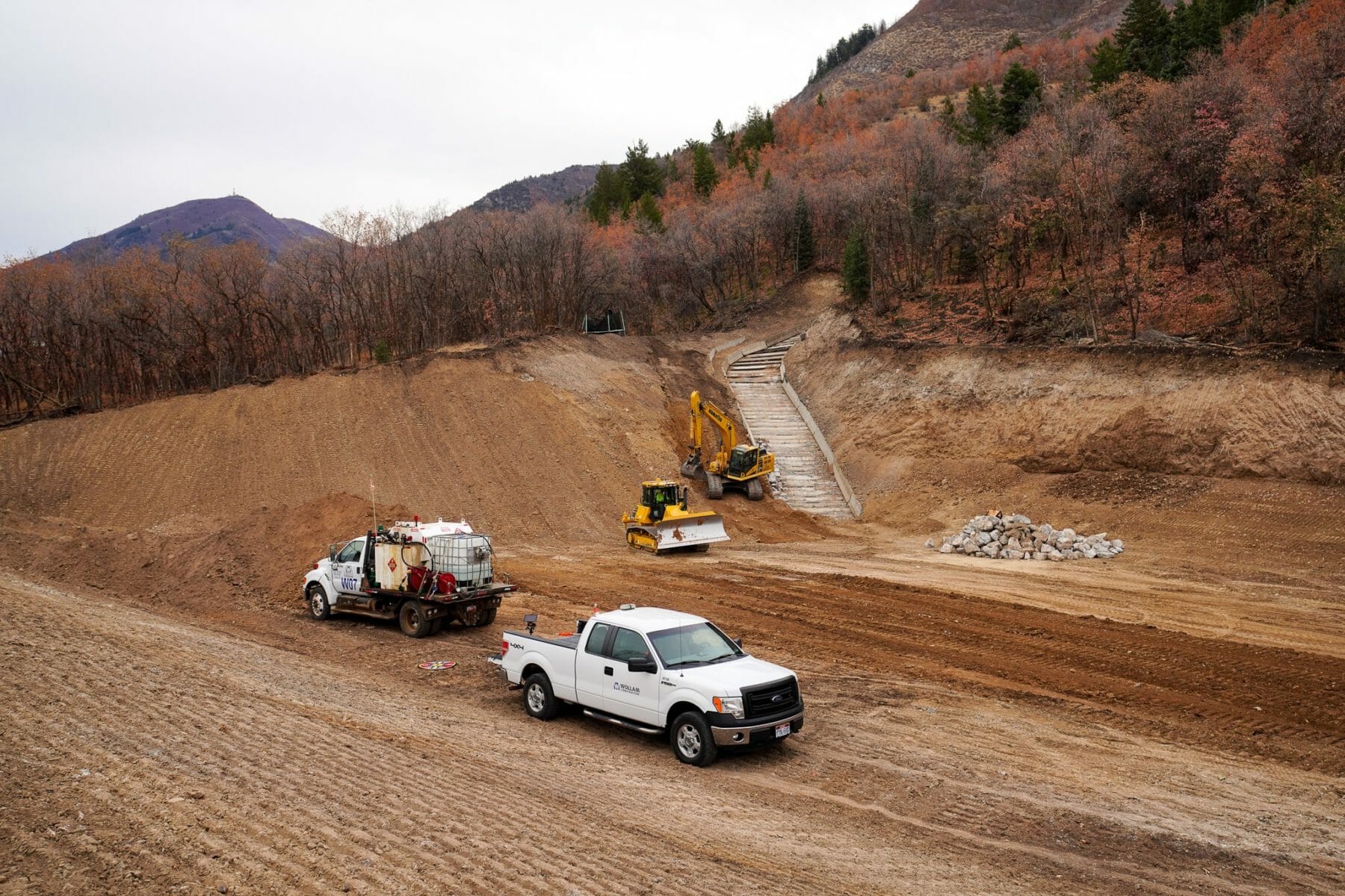 FEMA Debris & Stormwater Basin Construction Excavation in Woodland Hills, UT | Judson Construction Company